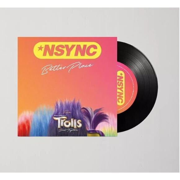 New Sealed NSYNC: Better Place From TROLLS Band Together 7" Vinyl single 45 RPM - Picture 1 of 1